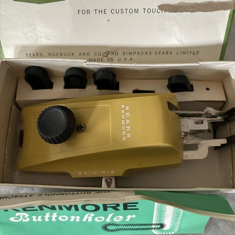 Sears Vintage Buttonhole Attachment Sewing Machine - Picture 2 of 6